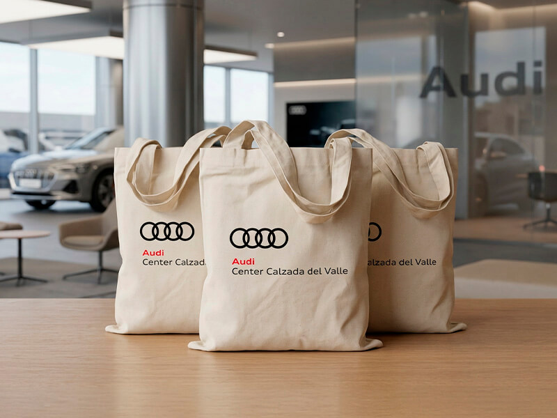 Bolsas personalizadas para Audi Center Calzada del Valle