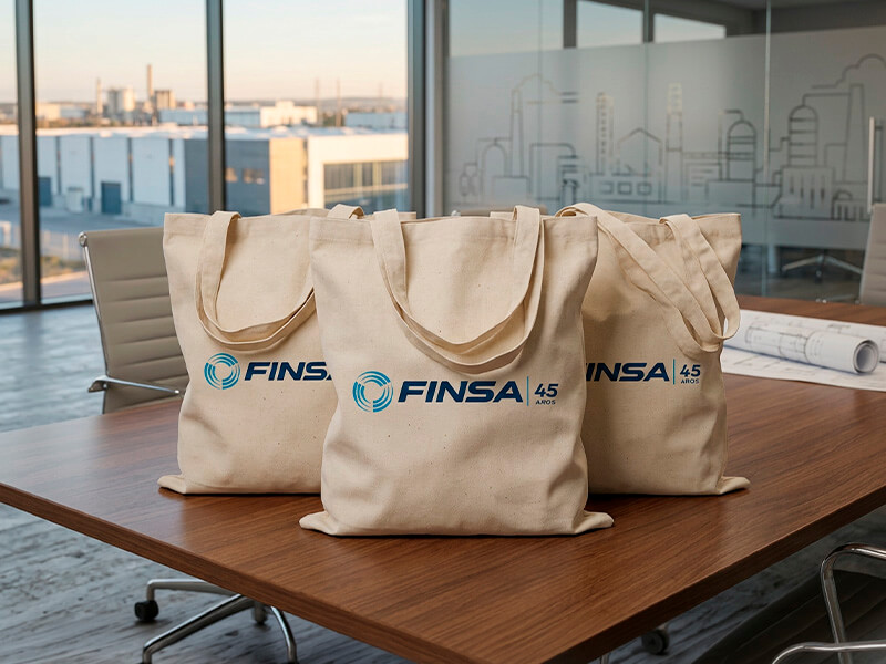 Bolsas personalizadas para FINSA 45 años