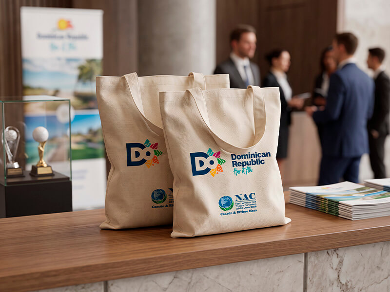 Bolsas personalizadas para NAC, República Dominicana