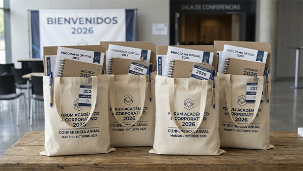 Bolsas personalizadas para eventos corporativos Fiubags