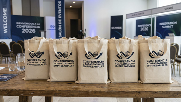 Bolsas personalizadas para eventos corporativos Fiubags