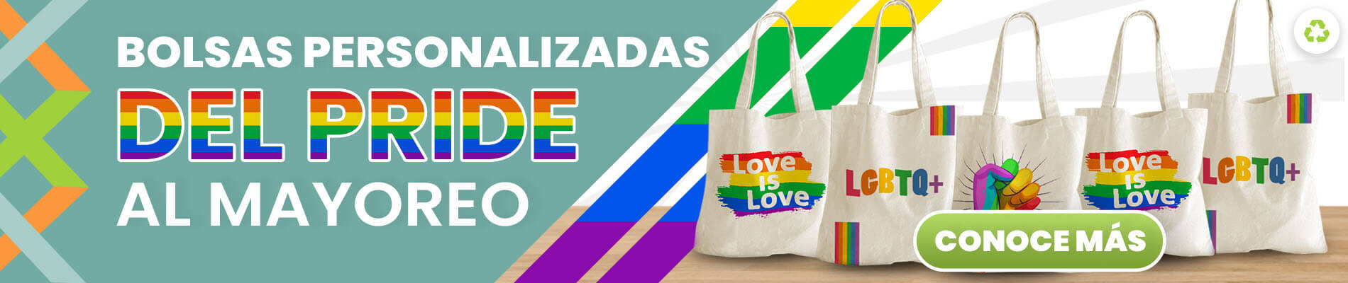 Banner Bolsas Pride Personalizadas