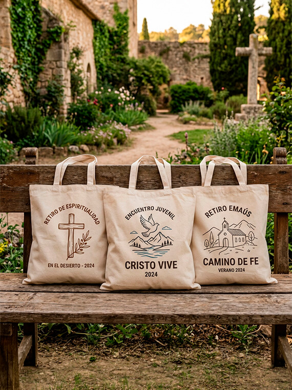 Bolsas para retiros espirituales Fiubags