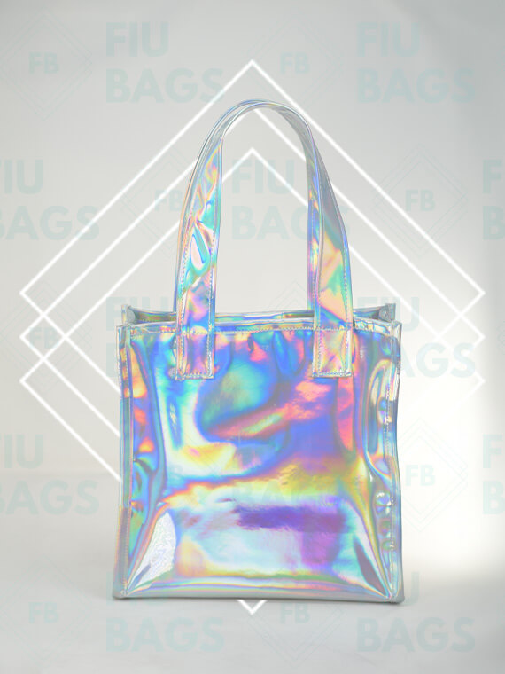 Bolsa tornasol por frente