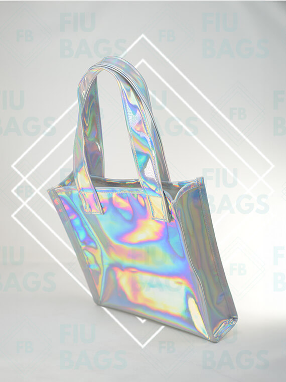 Bolsa tornasol inclinada hacia adelante