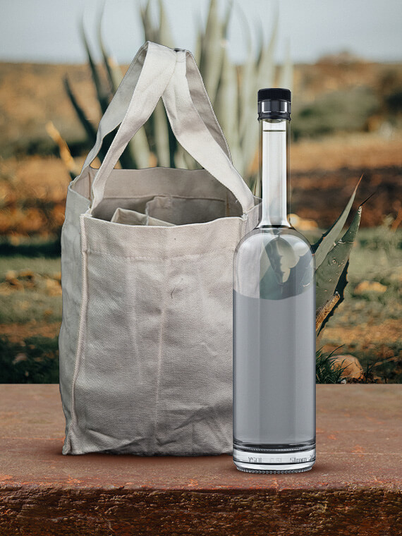 Bolsa Para Botellas de mezcal