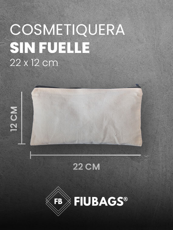 cosmetiquera sin fuelle fiubags