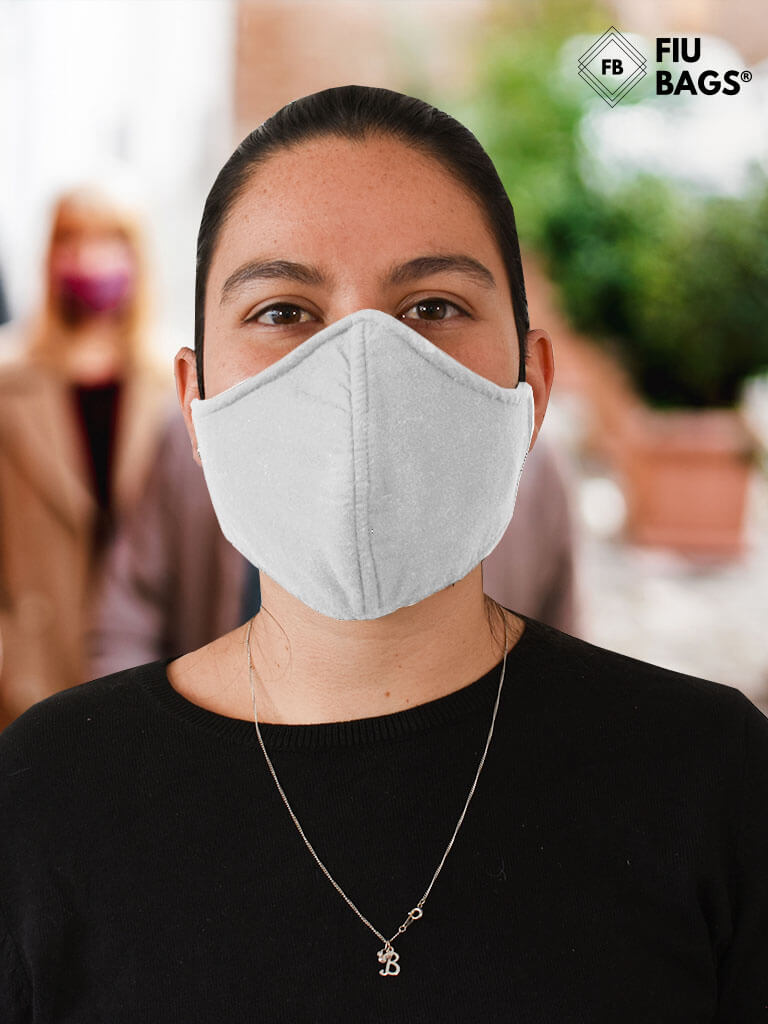 🥇 Cubrebocas Reutilizable De Tela Con Filtro Spandex 😷 | Tela 100%