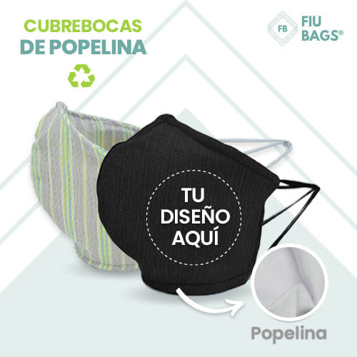 Cubrebocas De
                                Popelina