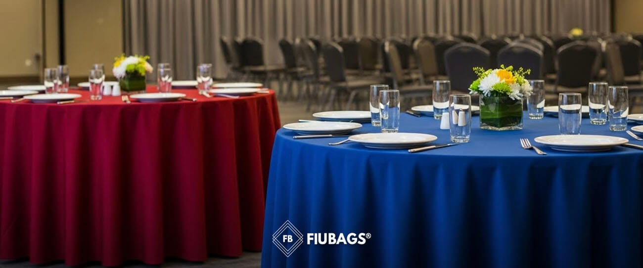 Manteles Rojos y Azules