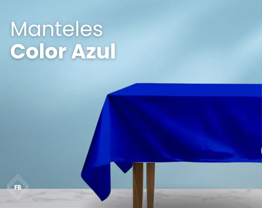 Manteles Color Azul