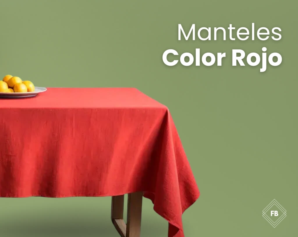 Manteles Color Rojo