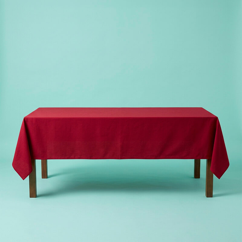 Manteles Color Rojo