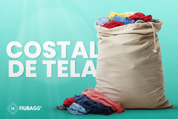 Costal de tela para ropa Fiubags