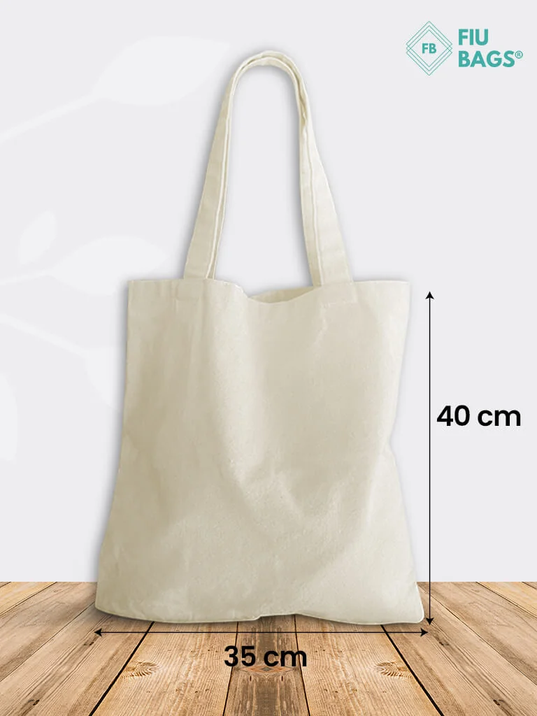 20 Bolsas Tote Bag de Manta Cruda 40 X 35 cm 100% Algodón. Bolsa  reutilizable de tela
