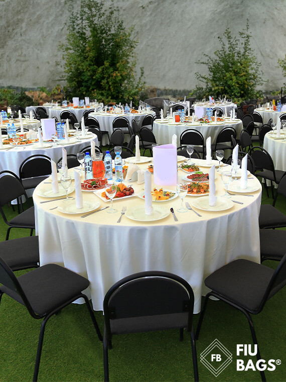 Mesa mantel blanco Para eventos