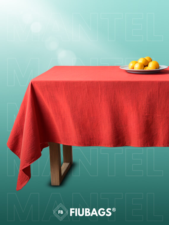 Mantel Blanco Para Mesa Redonda