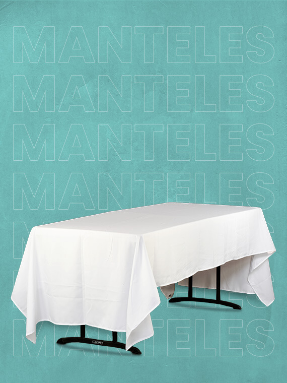 Mantel Blanco Para Mesa