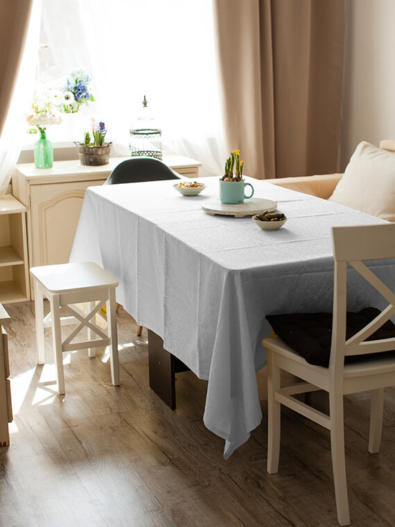 Mesa Mantel blanco