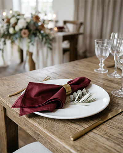 Servilletas para bodas y celebraciones