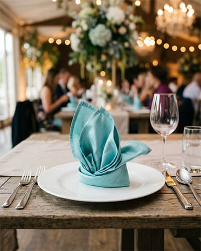 Servilletas para eventos y banquetes