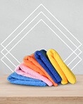 Toallas de microfibra colores