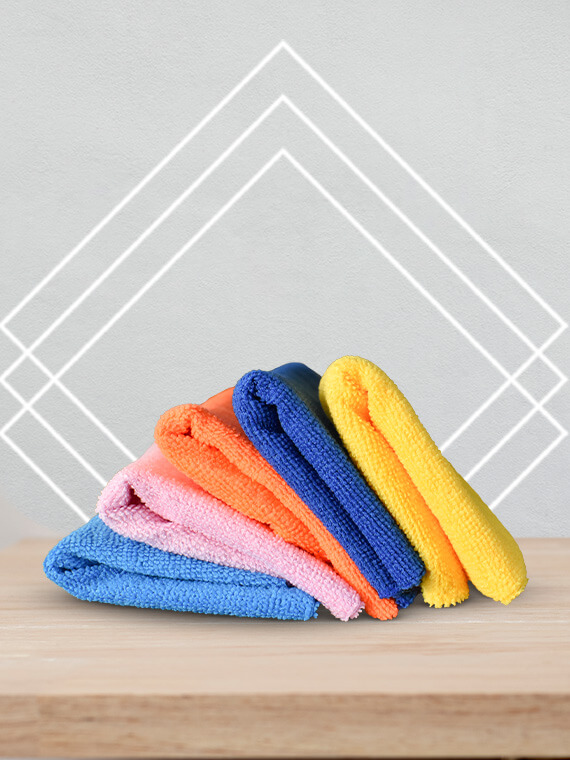 Toallas de microfibra colores