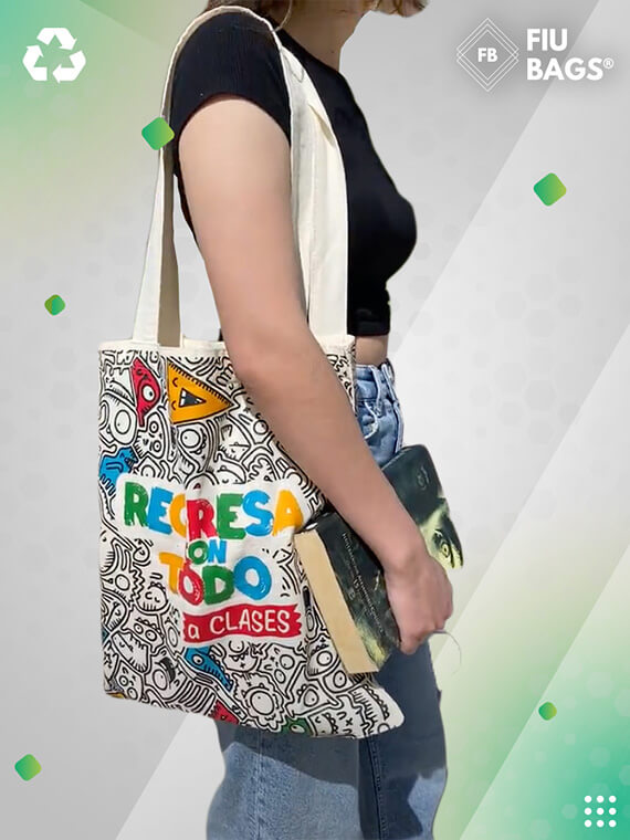 Modelos de la Totebag de Fiubags
