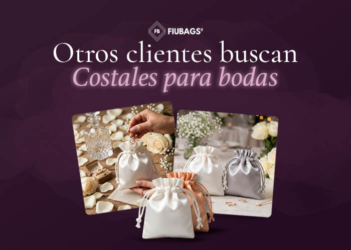 Otros clientes buscan costales para bodas — contáctanos en WhatsApp