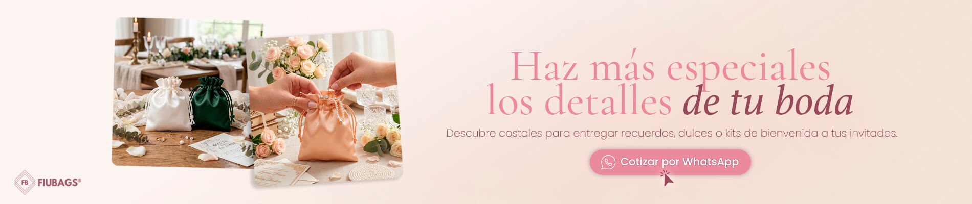Otros clientes buscan costales para bodas — contáctanos en WhatsApp